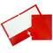 JAM Paper 9.5" x 11.5" Glossy 3-Hole Punch Folders, 12ct.